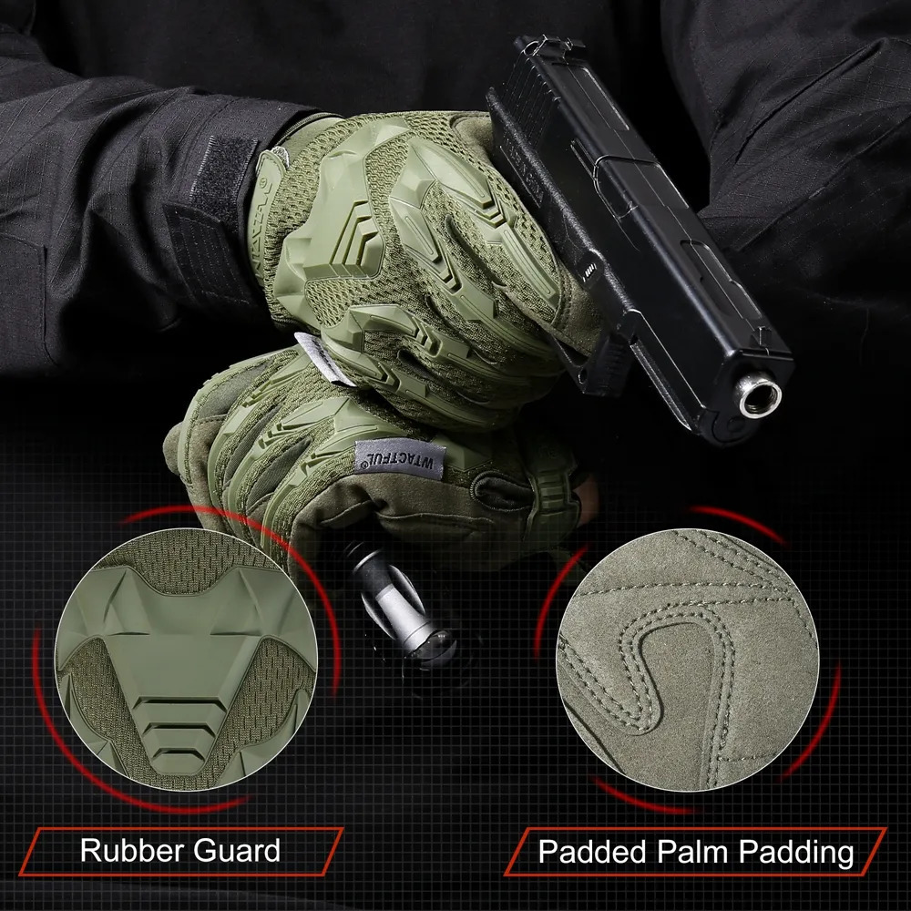 Five Fingers Gloves Tactical Camo Military Army Cycling Glove Sport Climbing Paintball Shooting Hunting Riding Ski Full Finger Mittens Men 230928