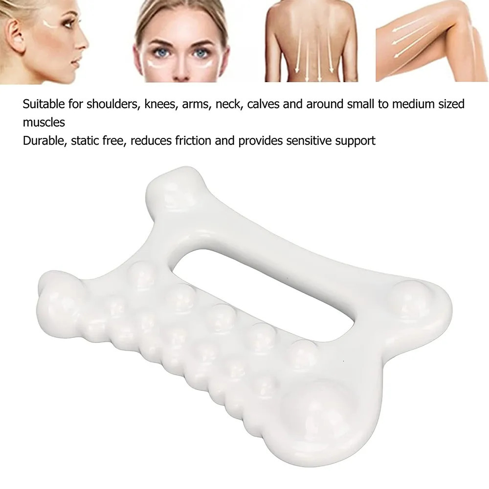 Face Massager Gua Sha Tools Face Massagers Ceramic Gua Sha Scraper Board For Face Lift Slimmer Skin SPA Massage Tool 230927