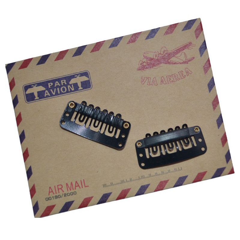 Hair Extension Clips Light Brown Beige Black Color 30 pieces/set Hair Accessories And Tools Wholesale