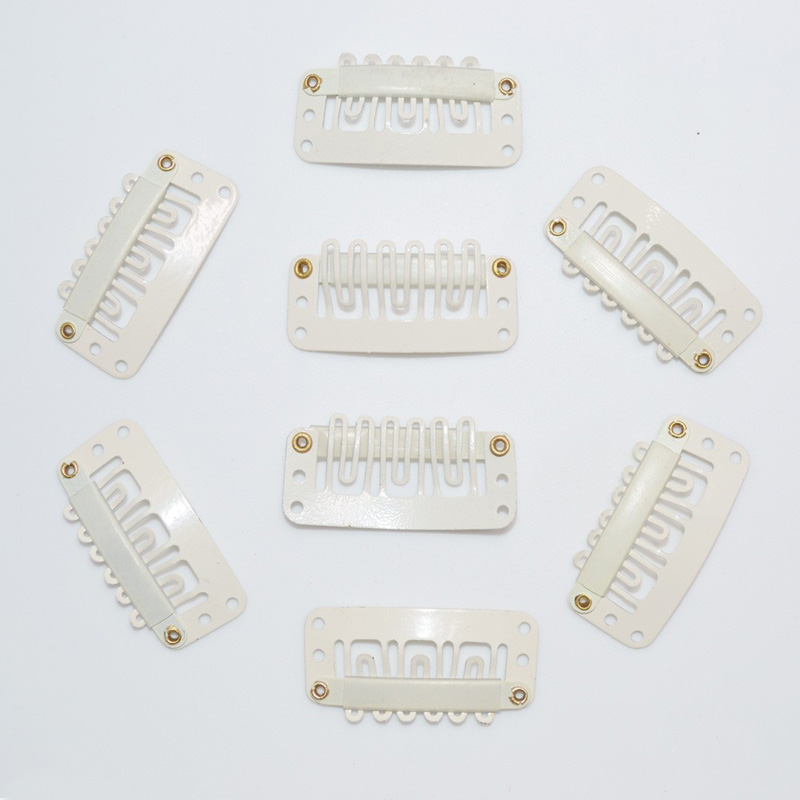 Hair Extension Clips Light Brown Beige Black Color 30 pieces/set Hair Accessories And Tools Wholesale