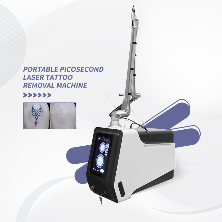 2024 New Materials Carbon Laser Q Switched Nd Yag Tattoo Removal Freckle Removal 1064nm Super Picosecond Laser Machine for Beauty Salon