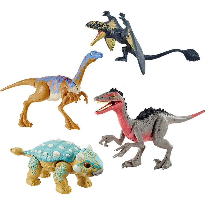 Intelligence toys Original Jurassic World Mini Jointed Movable Ankylosaurus Gallimimus Dimorphodon Dinosaur Toys for Boys Christmas Gifts FPF11 230928