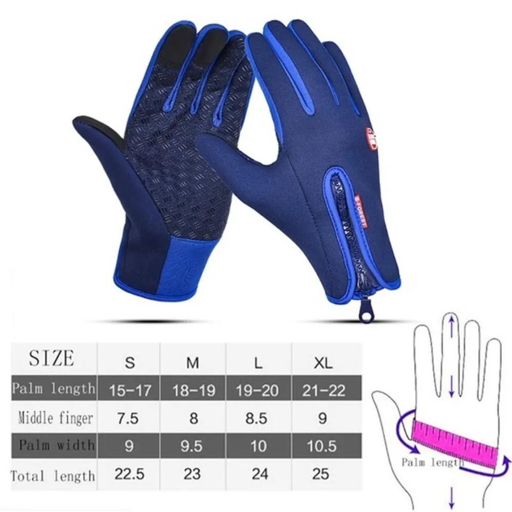 Five Fingers Gloves Winter for Men Women Warm Tactical Touchscreen Waterproof Hiking Skiing Fishing Cycling Snowboard Nonslip 230928