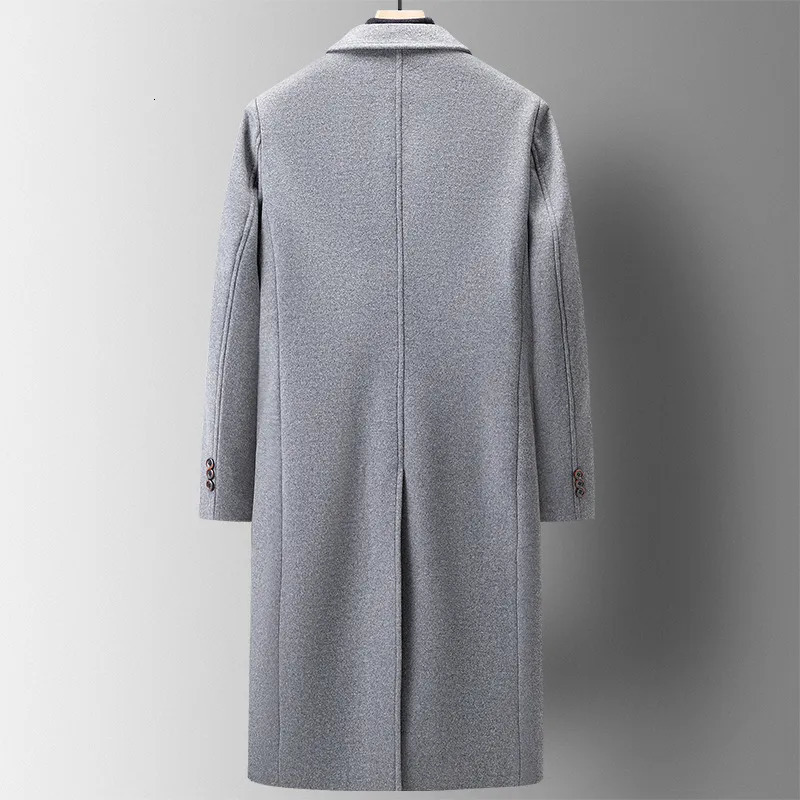 Men's Wool Blends arrival winter jackets fashion long style Woolen Coat Casual trench coat mens Dress Jacket men Size M4XL 230928