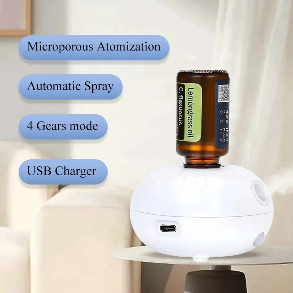 Essential Oils Diffusers Oil Diffuser USB Ultrasonic Aroma Car Aromatherapy Machine Anhydrous Nano Bubble 230928
