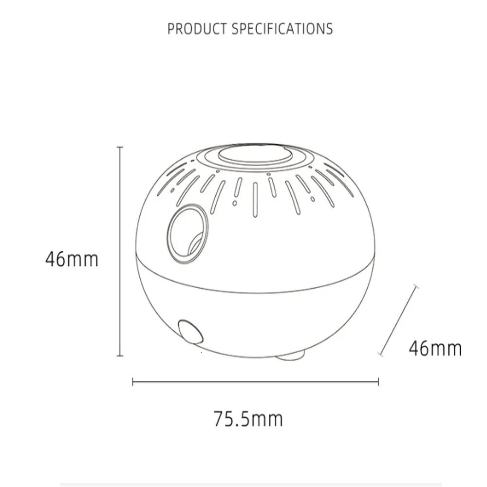 Essential Oils Diffusers Oil Diffuser USB Ultrasonic Aroma Car Aromatherapy Machine Anhydrous Nano Bubble 230928