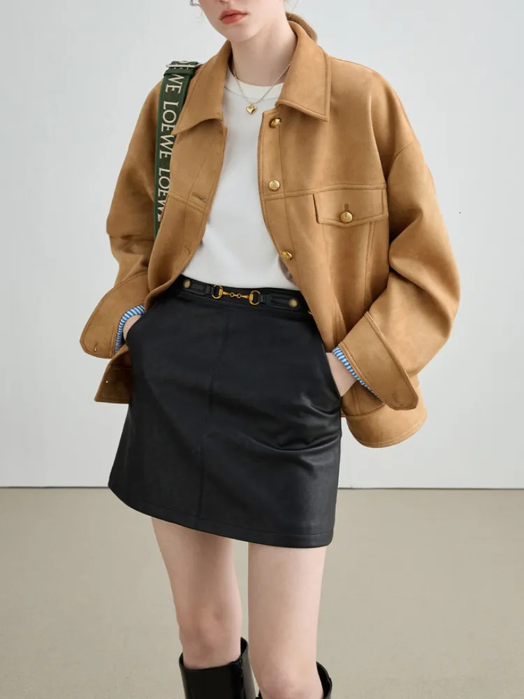 Womens Jackets Shirt Coats for Women Pink Vintage Harajuku Fashion Autumn Loose Casual Polo Collar Winter Jacket 230928