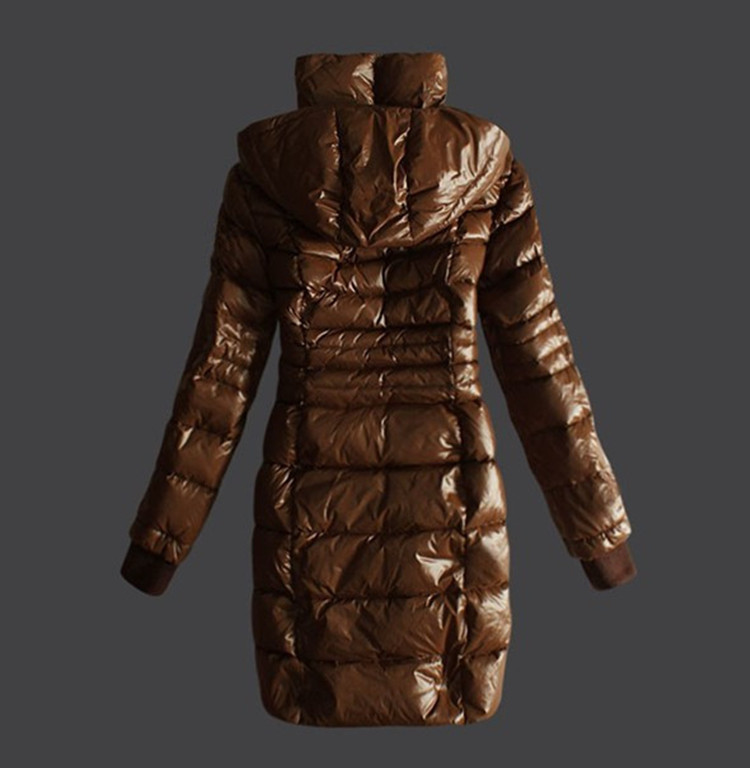 Autumn Winter Women's White Duck Down Parkas Zip Jackets Hooded Thick Embroidery Striped Woman's Slim Long Coats MKW23002