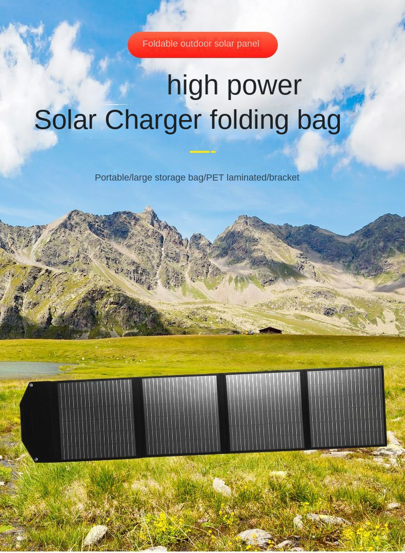 Solar Charger 90W 120W 150W 200W 475W Portable Solar Panel Kit Foldable PET IPX67 Waterproof With Multiple Output Ports USB Type-C DC MC4 for Power St