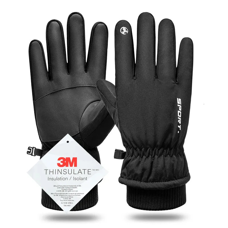 Five Fingers Gloves Autumn Winter Men Women Touch Screen Waterproof Windproof Outdoor Sports Warm Cycling Snow Ski Full Finger 230928