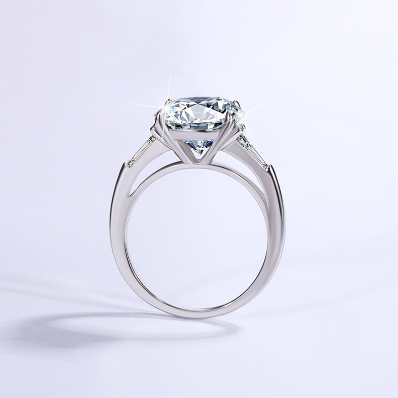 rings designer ring for women 925 sterling silver 5CT VVS moissanite ring pass diamond tester love ring engagement nail ring luxury designer jewelry U