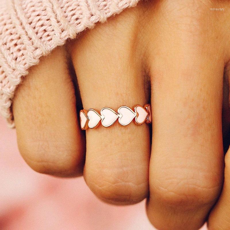 Wedding Rings Cute Enamel Pink Heart For Women Girls Engagement Ring Party Finger Korean Style Jewelry Gift Bague
Wedding Rings Cute Enamel Pink Heart For Women Girls Engagement Ring Party Finger Korean Style Jewelry Gift Bague