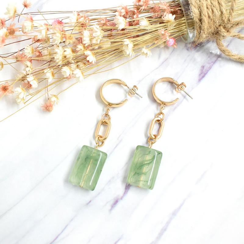 Dangle Earrings Geometric Acrylic Matte Pendant Fashion Personality Metal Boho Ms. Jewelry Gift
Dangle Earrings Geometric Acrylic Matte Pendant Fashion Personality Metal Boho Ms. Jewelry Gift