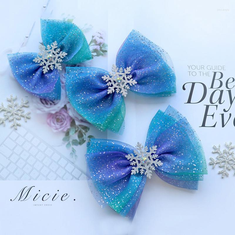 Hair Accessories Kids Bows Blue Starry Mesh Clips Snowflake Ribbon Girls Cosplay Headwear Princess Party Dance Headdress, 14
Hair Accessories Kids Bows Blue Starry Mesh Clips Snowflake Ribbon Girls Cosplay Headwear Princess Party Dance Headdress, 14