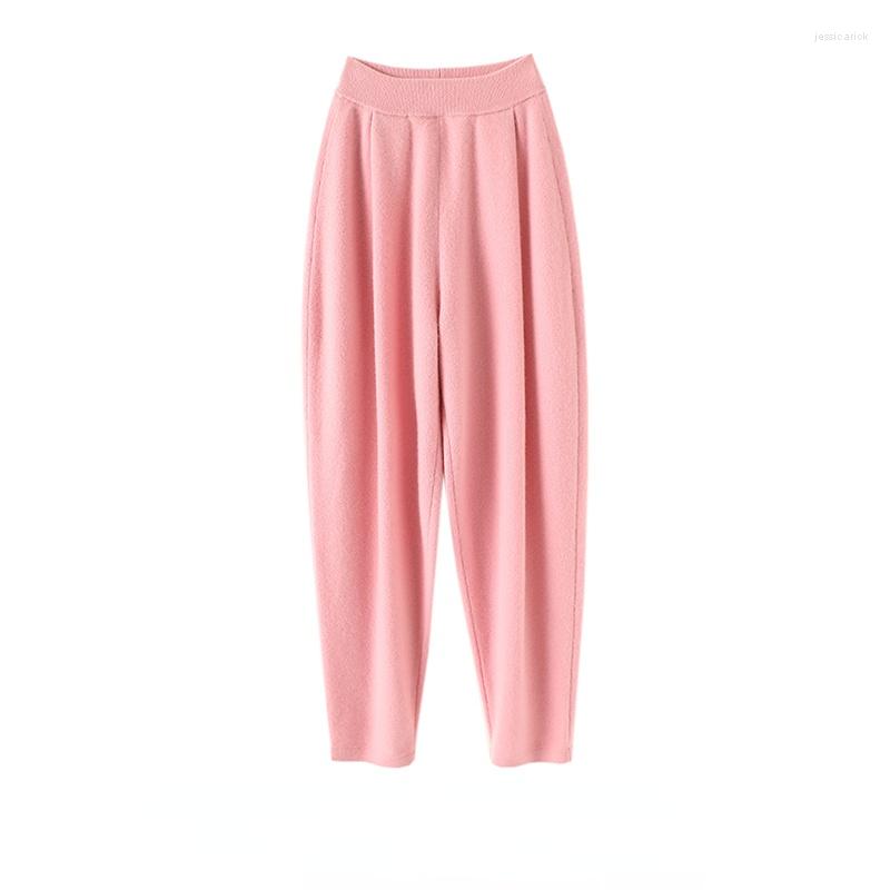 Women' Pants Korean Fashion Harem Cashmere Ankle-Length High Street Knitted Waist Sweatpants Women Autumn/Winter, Beige
Women' Pants Korean Fashion Harem Cashmere Ankle-Length High Street Knitted Waist Sweatpants Women Autumn/Winter, Beige