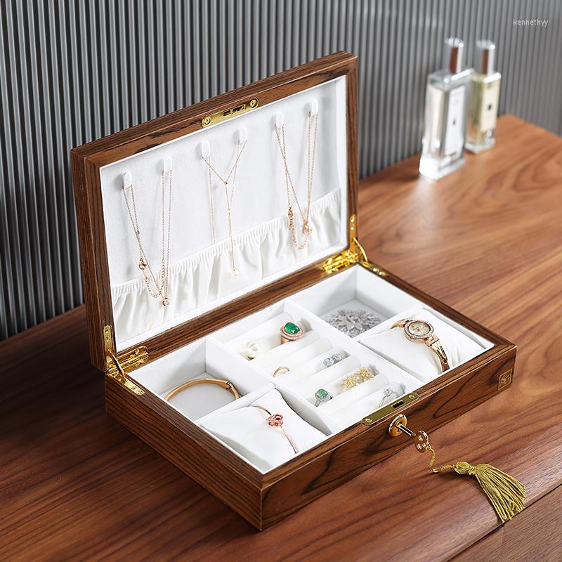 Jewelry Pouches Casegrace Luxury Large Wood Box Wooden Velvet Necklace Ring Earring Watch Organizer Jewellery Storage Case Casket
Jewelry Pouches Casegrace Luxury Large Wood Box Wooden Velvet Necklace Ring Earring Watch Organizer Jewellery Storage Case Casket