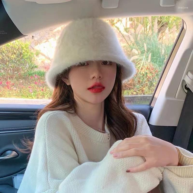 Hats 2023 Autumn Winter Panama Bucket Imitation Fur Hat Korean Cold-Proof Warm Plush Fisherman For Women, Black
Hats 2023 Autumn Winter Panama Bucket Imitation Fur Hat Korean Cold-Proof Warm Plush Fisherman For Women, Black