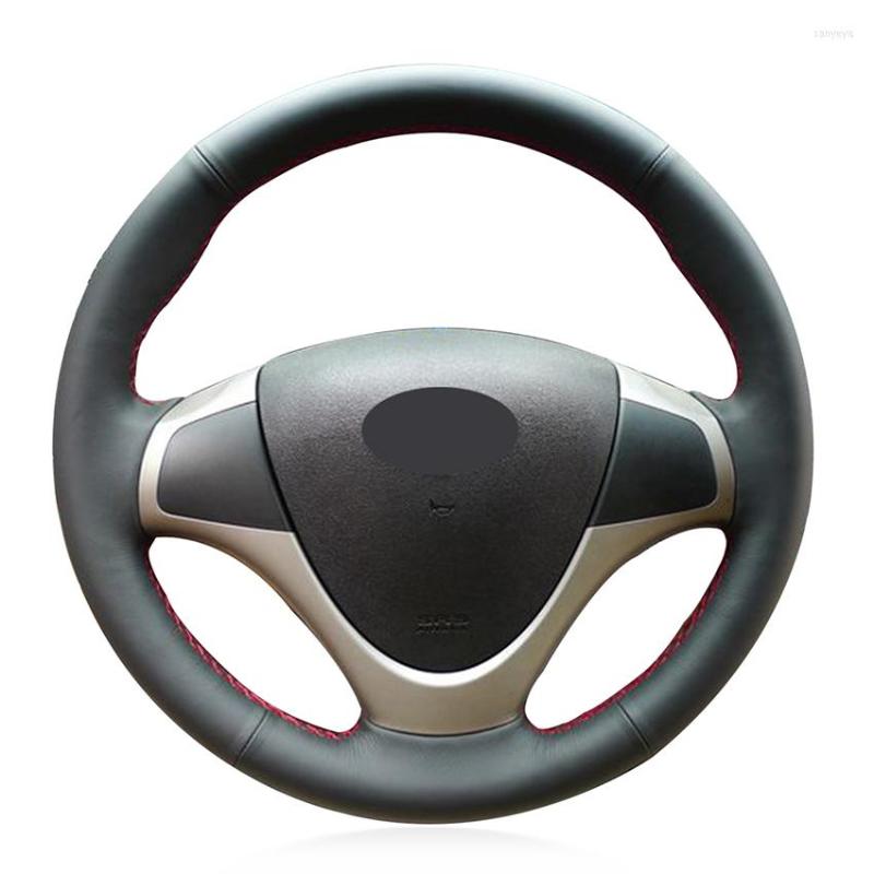 Steering Wheel Covers Hand-stitched Black Genuine Leather Car Cover For I30 Elantra Touring 2007 2008 2009 2010 2011 2012
Steering Wheel Covers Hand-stitched Black Genuine Leather Car Cover For I30 Elantra Touring 2007 2008 2009 2010 2011 2012
