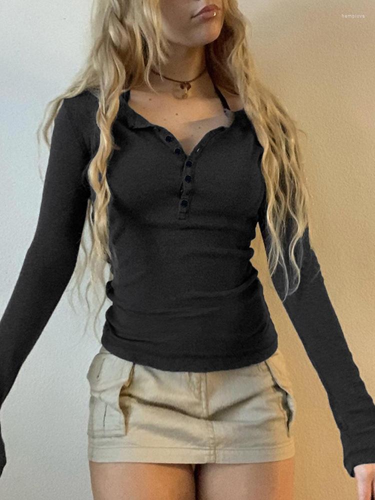 Women' T Shirts Y2K Vintage Fairycore Tops Tee Aesthetic Button Up V-neck Retro Grunge Clothing Solid Casual 90s Slim Womenswear Basic, Black
Women' T Shirts Y2K Vintage Fairycore Tops Tee Aesthetic Button Up V-neck Retro Grunge Clothing Solid Casual 90s Slim Womenswear Basic, Black
