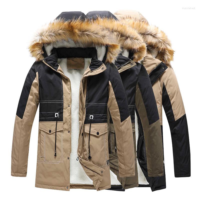 Men's Down 2023 Winter Men Fleece Warm Coats Brand Mens Casual Patchwork Long Parka Jacket Male Thicken Hooded Parkas Overcoat 4XL, Black
Men's Down 2023 Winter Men Fleece Warm Coats Brand Mens Casual Patchwork Long Parka Jacket Male Thicken Hooded Parkas Overcoat 4XL, Black