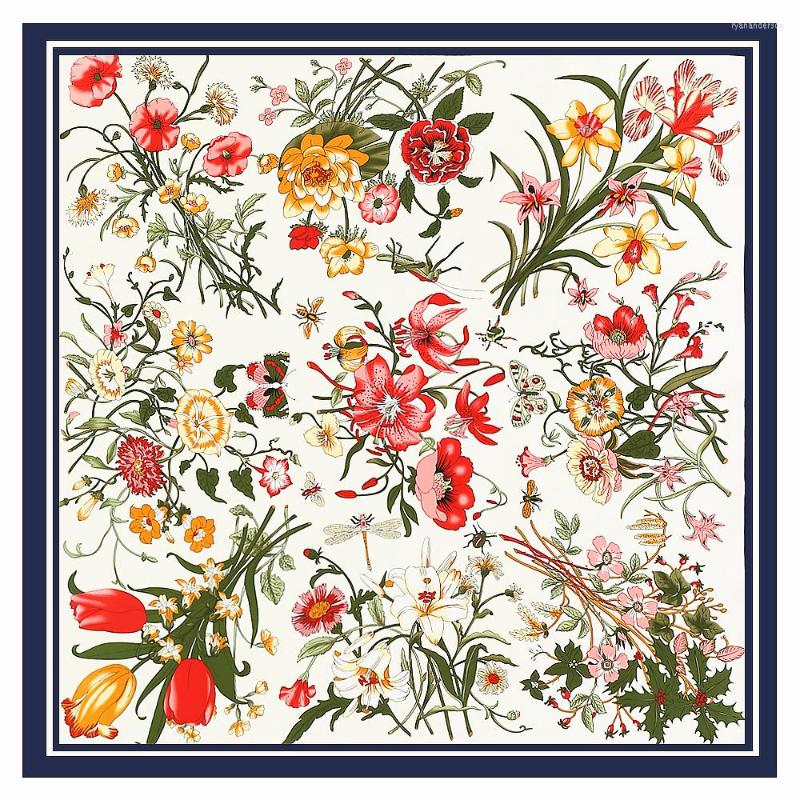 Scarves European 130cm Spring Plants And Flowers Women's Classic Twill Decoration Fashion Travel Warm Shawl Large Square Scarf
Scarves European 130cm Spring Plants And Flowers Women's Classic Twill Decoration Fashion Travel Warm Shawl Large Square Scarf