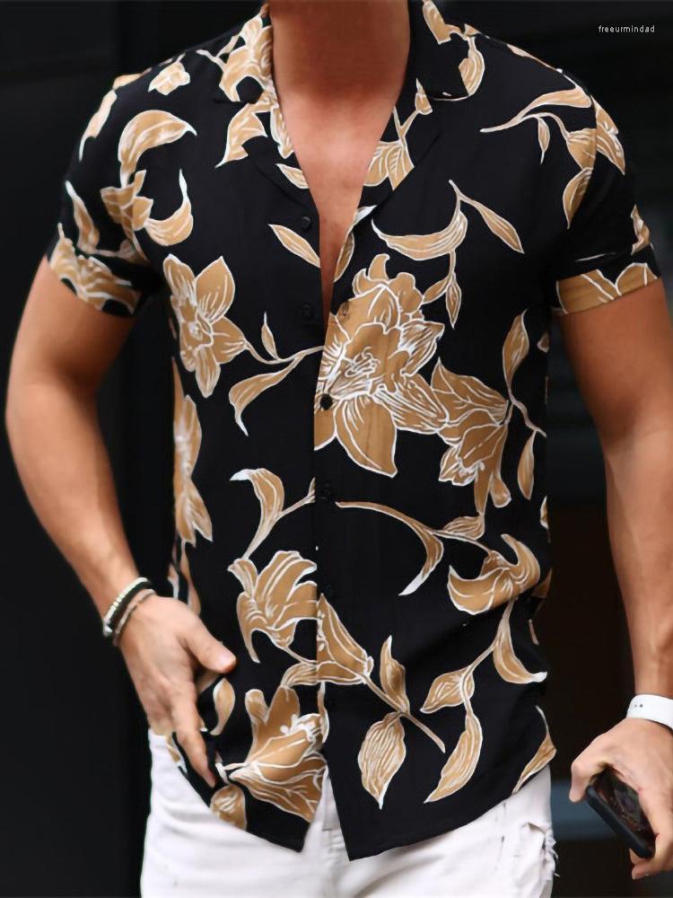 Men' Casual Shirts Summer Men' Short Sleeve Style Polyester 2023 Fashion Printed Fit Cardigan Single Breasted Comfortable Shirt, Black
Men' Casual Shirts Summer Men' Short Sleeve Style Polyester 2023 Fashion Printed Fit Cardigan Single Breasted Comfortable Shirt, Black