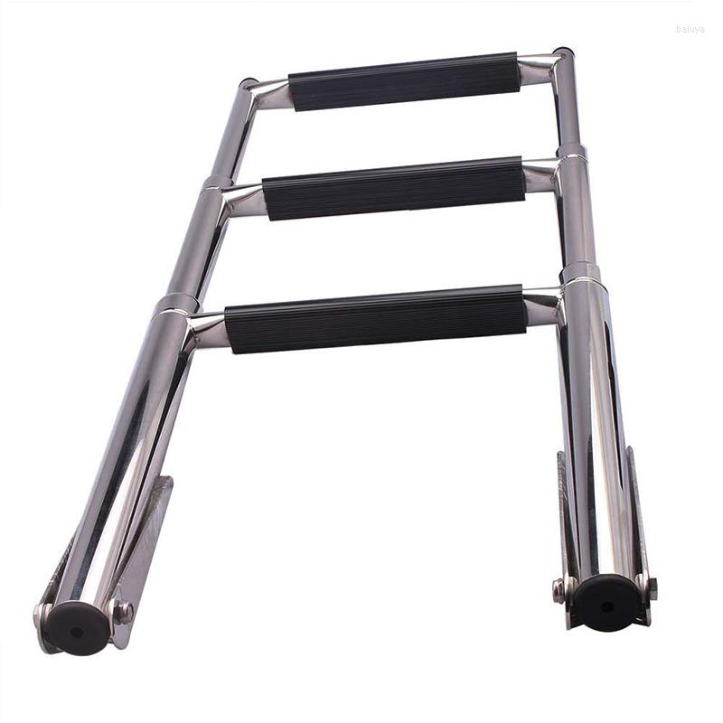 All Terrain Wheels 3 Step Stainless Steel Polished Telescoping Ladder Swim Ladders For Marine Boat Yacht Swimming Pool
All Terrain Wheels 3 Step Stainless Steel Polished Telescoping Ladder Swim Ladders For Marine Boat Yacht Swimming Pool