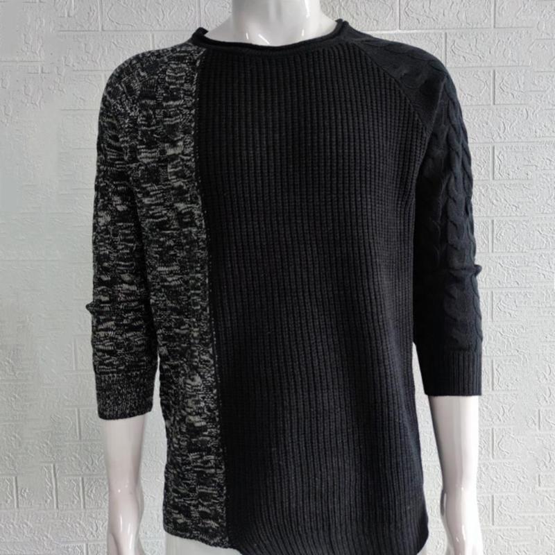 Men' Sweaters Sweater Long Sleeves Knitting Thermal Color Block Men Autumn Winter For Home, Black
Men' Sweaters Sweater Long Sleeves Knitting Thermal Color Block Men Autumn Winter For Home, Black