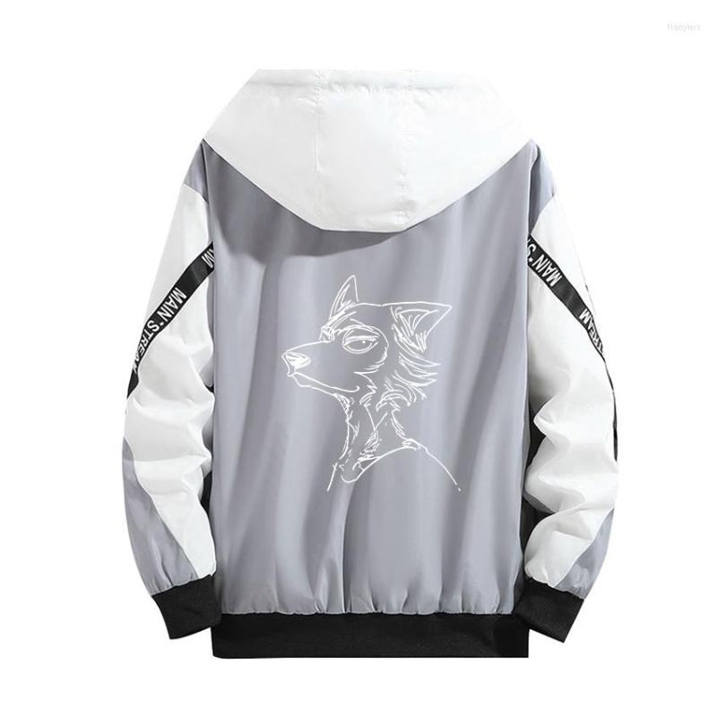 Men' Hoodies Thin Jacket BEASTARS Cosplay Hoodie Legoshi Haru Luminous Print Zipper Red Blue Gray Splicing Tops Summer Student Sport Coat, 10
Men' Hoodies Thin Jacket BEASTARS Cosplay Hoodie Legoshi Haru Luminous Print Zipper Red Blue Gray Splicing Tops Summer Student Sport Coat, 10