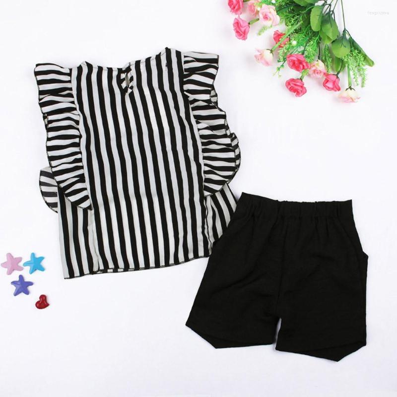 Tench Coats Toddler Kids Baby Girls Outfit Clothes Striped T-shirt Tops Shorts Pants Set, Black
Tench Coats Toddler Kids Baby Girls Outfit Clothes Striped T-shirt Tops Shorts Pants Set, Black