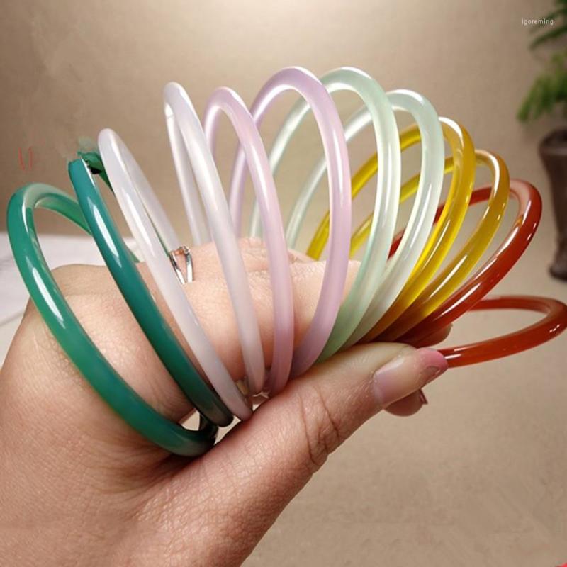 Bangle Real Jades Bangles Women Colorful Chalcedony Thin Round Bar Gemstone For Girlfriend Mom Gifts Fine Jewelry Accessories
Bangle Real Jades Bangles Women Colorful Chalcedony Thin Round Bar Gemstone For Girlfriend Mom Gifts Fine Jewelry Accessories