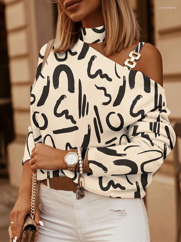 Women' Blouses Printed Pullover Shirts Spring Autumn Women Long Sleeve Halter Straight Hollow Out Ladies Simple Streetwear Drop, 08 print
Women' Blouses Printed Pullover Shirts Spring Autumn Women Long Sleeve Halter Straight Hollow Out Ladies Simple Streetwear Drop, 08 print