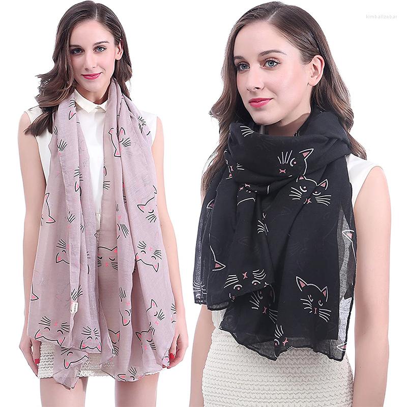 Scarves 70 180CM Woman Cute Kitten Print Design Voile Scarf Shawl Fashion Ladies Long Animal Shawls Beach Sunscreen Muffler
Scarves 70 180CM Woman Cute Kitten Print Design Voile Scarf Shawl Fashion Ladies Long Animal Shawls Beach Sunscreen Muffler