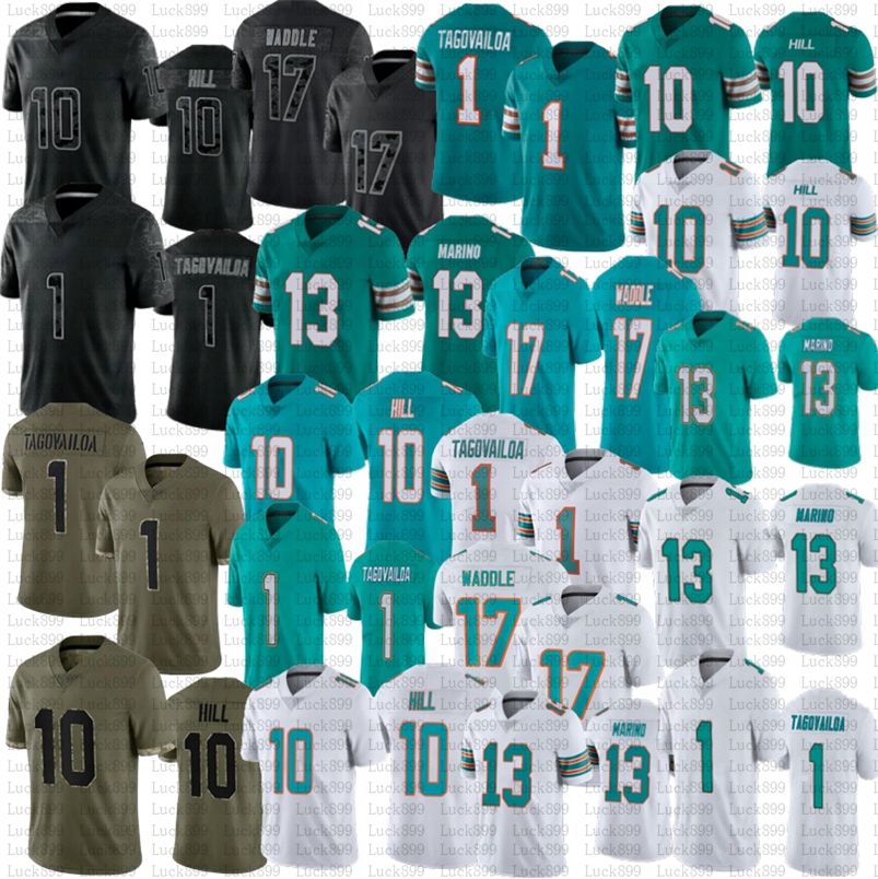 Tyreek Hill Dolphins 17 Jaylen Waddle football jersey Men Tua Tagovailoa 13 Dan Marino Jerseys stitched
Tyreek Hill Dolphins 17 Jaylen Waddle football jersey Men Tua Tagovailoa 13 Dan Marino Jerseys stitched