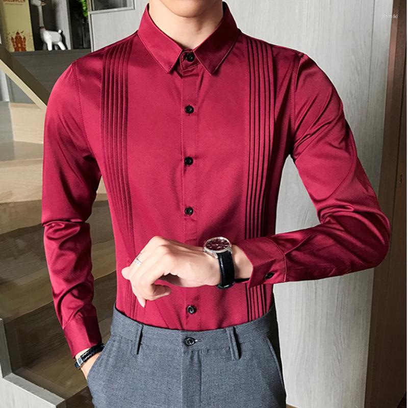 Men's Dress Shirts Tuxedo 2023 Couple Men Women Luxury British Style Pleated Gentleman Wedding Shirt Long-Sleeved Casual, White
Men's Dress Shirts Tuxedo 2023 Couple Men Women Luxury British Style Pleated Gentleman Wedding Shirt Long-Sleeved Casual, White