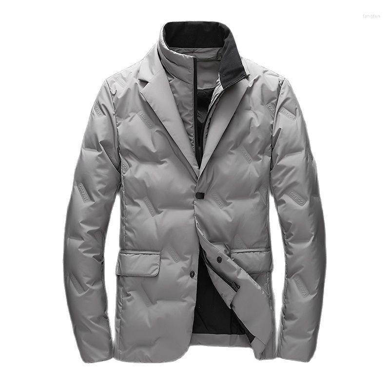 Men's Down 2023 Winter Jacket Short Removable Neckline Casual Suit Collar Solid Color Male Coat Black Size -4XL
Men's Down 2023 Winter Jacket Short Removable Neckline Casual Suit Collar Solid Color Male Coat Black Size -4XL