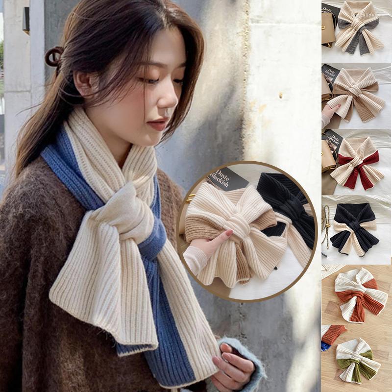 Scarves Short Scarf Women's Cross Knit Autumn Winter Korean Verson Matching Color Scarfs Warm Neck Protection Foulard
Scarves Short Scarf Women's Cross Knit Autumn Winter Korean Verson Matching Color Scarfs Warm Neck Protection Foulard