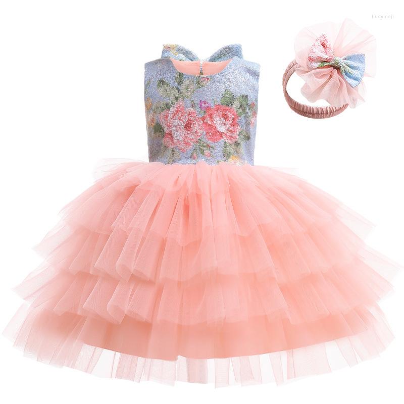 Girl Dresses Formal Princess Dress For Kids Girls Sequin Flowers Elegant Party Tutu Prom Gown Children Birthday Wedding Clothes, Light blue 
Girl Dresses Formal Princess Dress For Kids Girls Sequin Flowers Elegant Party Tutu Prom Gown Children Birthday Wedding Clothes, Light blue