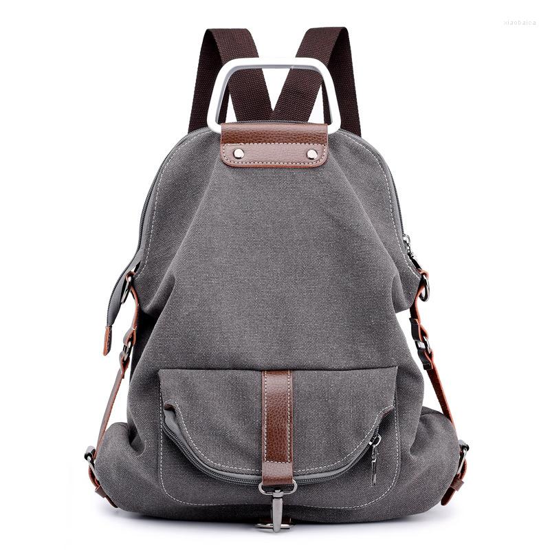 School Bags Multifunctional Canvas Women Handbag 2023 Shoulder Bag Lady Backpack Big Student, Black
School Bags Multifunctional Canvas Women Handbag 2023 Shoulder Bag Lady Backpack Big Student, Black