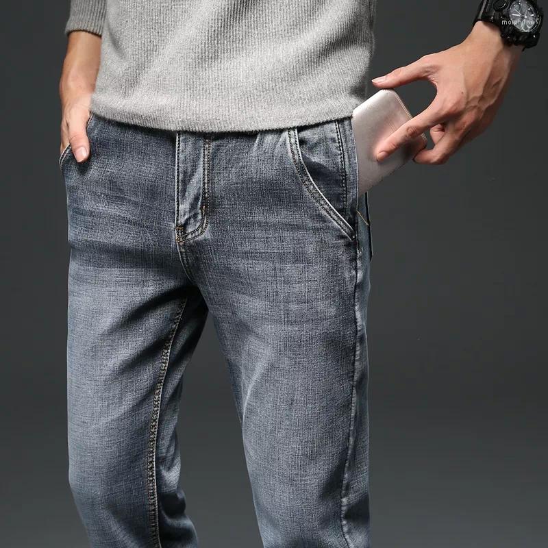Men's Jeans 2023 Zipper Design Men's Winter Warm Grey Blue High Quality Cotton Slim-fit Stretch Denim Pants Male Brand Trousers, Blue gray
Men's Jeans 2023 Zipper Design Men's Winter Warm Grey Blue High Quality Cotton Slim-fit Stretch Denim Pants Male Brand Trousers, Blue gray