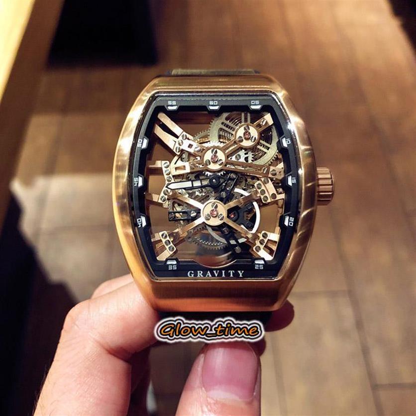 Wristwatches MEN'S COLLECTION VANGUARD V 45 T GR CS SQT NR Skeleton Dial Japan Miyota Automatic Mens Watch Rose Gold Case L195z, F-36(1
Wristwatches MEN'S COLLECTION VANGUARD V 45 T GR CS SQT NR Skeleton Dial Japan Miyota Automatic Mens Watch Rose Gold Case L195z, F-36(1