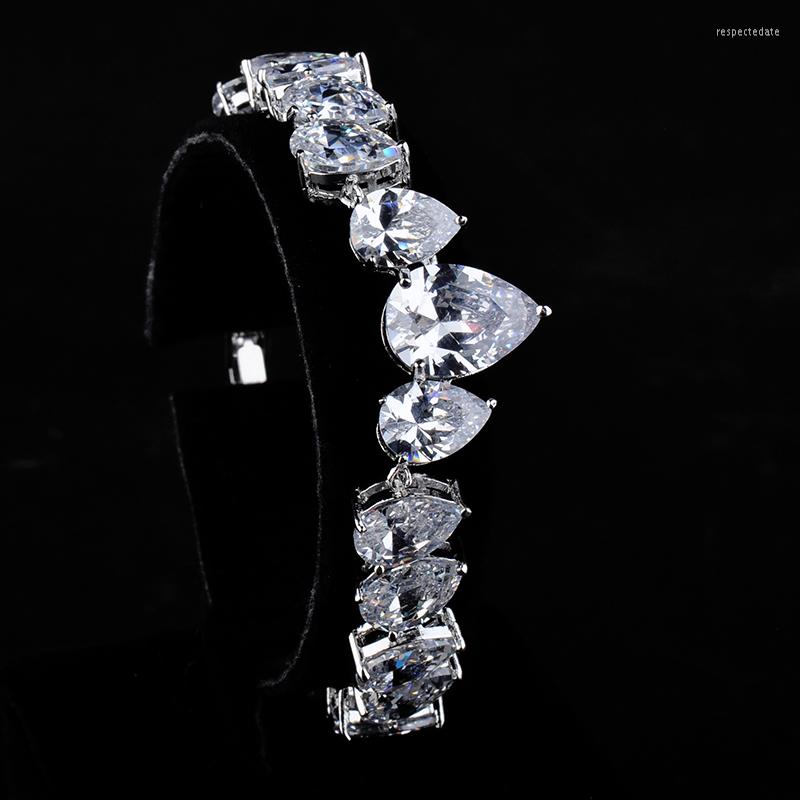 Link Bracelets GAOLASummer Style Fashion Roman Chain & Bangles White Gold Color Shiny CZ Charm For Women GLS0602
Link Bracelets GAOLASummer Style Fashion Roman Chain & Bangles White Gold Color Shiny CZ Charm For Women GLS0602