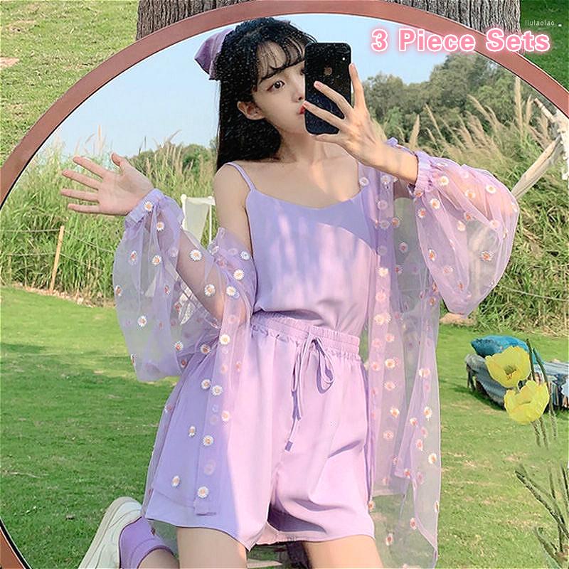 Women' Tracksuits Women Sets Summer Sweet Girls Set Soft Sun-proof Floral Ins Outwear Chic Lady Sexy Crop Top High Waist Drawstring Shorts, Lavender
Women' Tracksuits Women Sets Summer Sweet Girls Set Soft Sun-proof Floral Ins Outwear Chic Lady Sexy Crop Top High Waist Drawstring Shorts, Lavender