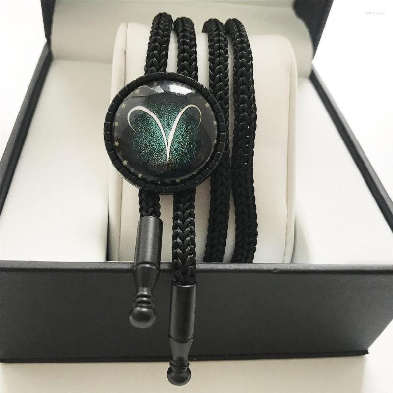 Bow Ties 12 Star Zodiac Sign Bolo Tie Aries Fashion Jewelry Constellation Neck Wear Office Clothing Necklace
Bow Ties 12 Star Zodiac Sign Bolo Tie Aries Fashion Jewelry Constellation Neck Wear Office Clothing Necklace