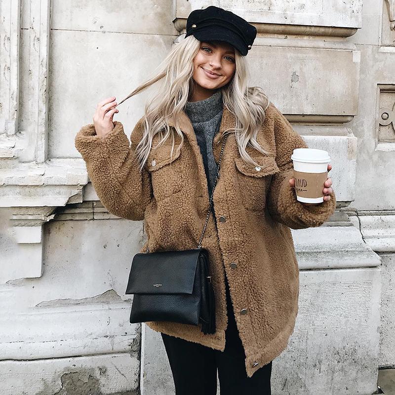 Women' Jackets Women' Fleece Soft Loose Women Jacket Basic Winter Ladies Autumn Casual Female Coats Tops Outwear FDR139, Khaki
Women' Jackets Women' Fleece Soft Loose Women Jacket Basic Winter Ladies Autumn Casual Female Coats Tops Outwear FDR139, Khaki