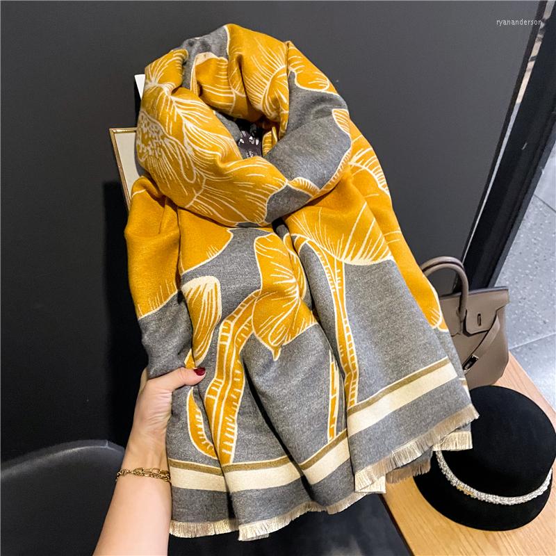 Scarves Casual Floral Warm Cashmere Winter Scarf For Women Design Thick Blanket Poncho Pashmina Shawl Wraps Female Bandana Echarpe 2023
Scarves Casual Floral Warm Cashmere Winter Scarf For Women Design Thick Blanket Poncho Pashmina Shawl Wraps Female Bandana Echarpe 2023