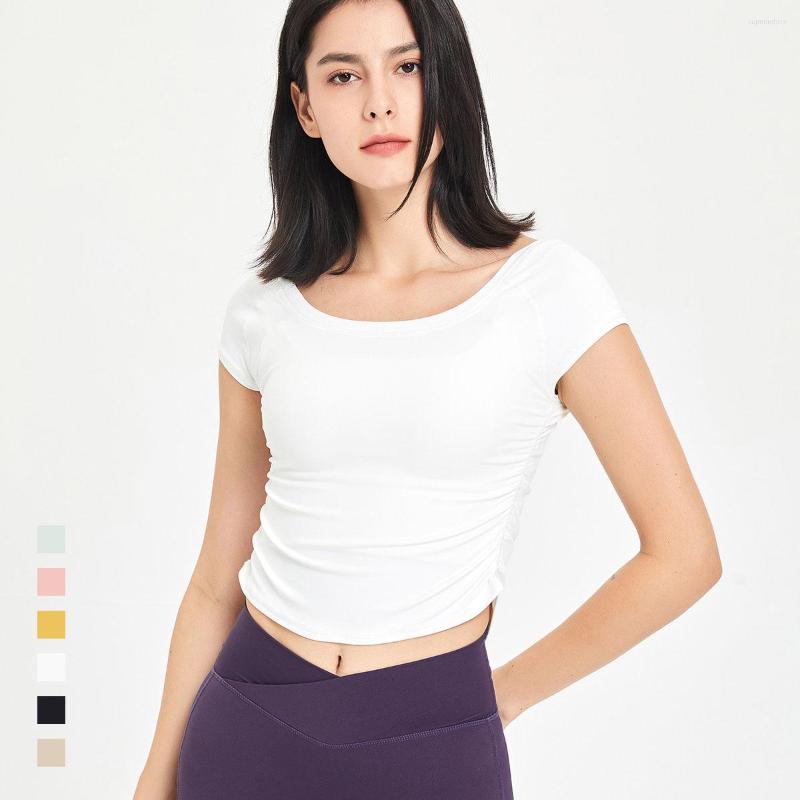 Active Shirts Women Crop Top Yoga Solid Short Sleeve Slim Fit T-Shirt Fitness Gym Seamless Basic Casual Running Training Shirt, Pink
Active Shirts Women Crop Top Yoga Solid Short Sleeve Slim Fit T-Shirt Fitness Gym Seamless Basic Casual Running Training Shirt, Pink