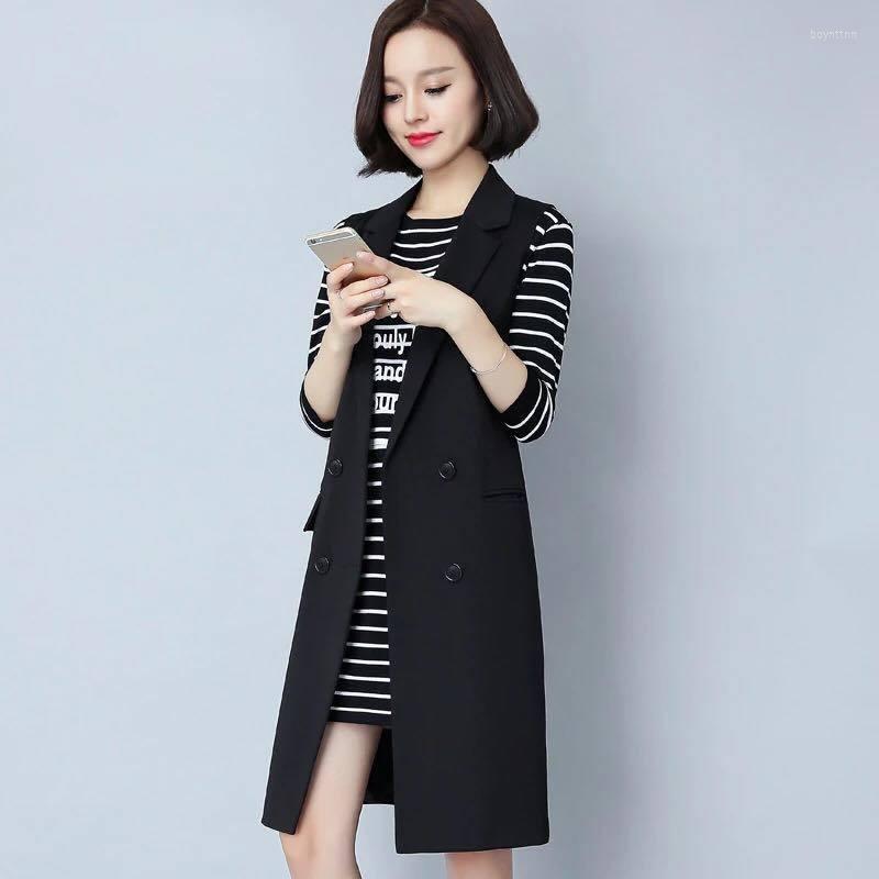 Women's Vests Vest For Women Sleeveless Jacket Coat Female Long Blazer Formal Work Ladies Office Vintage Suit Waistcoat Oversize G494, Black
Women's Vests Vest For Women Sleeveless Jacket Coat Female Long Blazer Formal Work Ladies Office Vintage Suit Waistcoat Oversize G494, Black