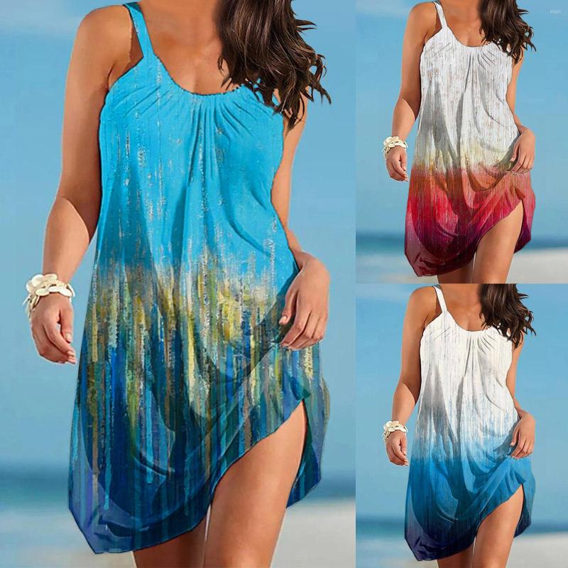 Casual Dresses Women Summer Beach Spring Gradient Printing Loose Dress Tunic Long Maxi For Cute With Pockets, Blue
Casual Dresses Women Summer Beach Spring Gradient Printing Loose Dress Tunic Long Maxi For Cute With Pockets, Blue