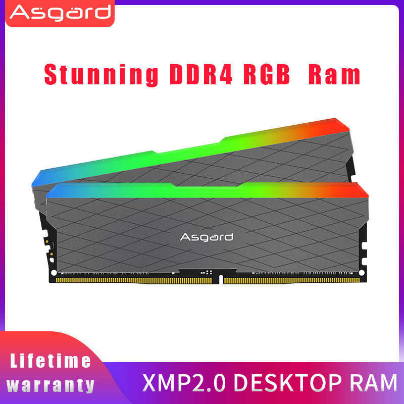 Asgard Loki w2 RGB RAM 8GBx2 16gb 32gb 3200MHz PC4-25600 DDR4 DIMM Memoria Ram ddr4 Desktop Rams 1.35V